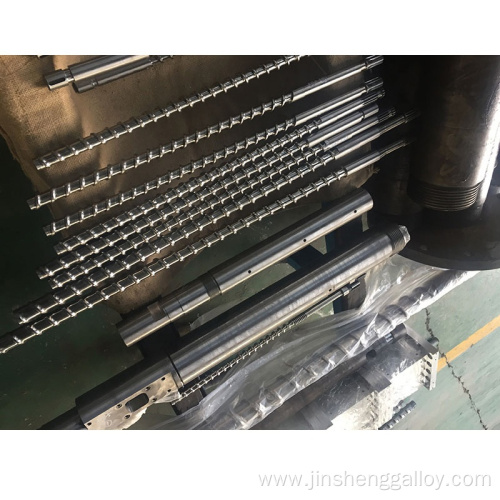 German standard bimetallic screw and barrel for injection molding machine from Zhoushan Ningbo